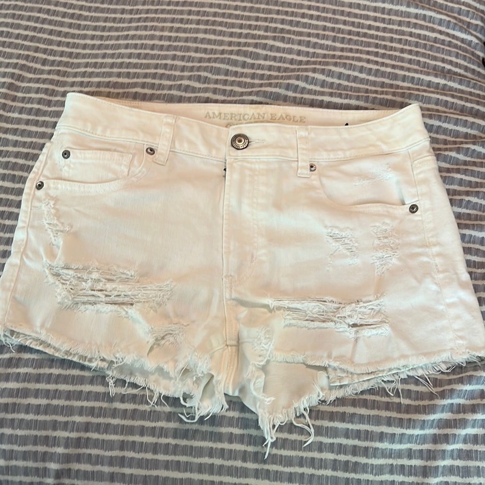 American eagle high rise shortie shorts